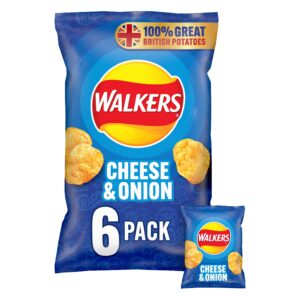 Walkers Cheese Onion 6 Pack